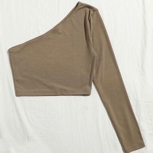 One Shoulder Cropped Tee *NEW*